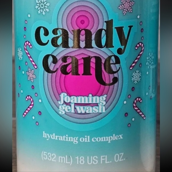 Tree Hut Candy Cane Foaming Gel Wash Hydrating Oil Complex 18 oz. LOT OF 2! - Picture 5 of 5